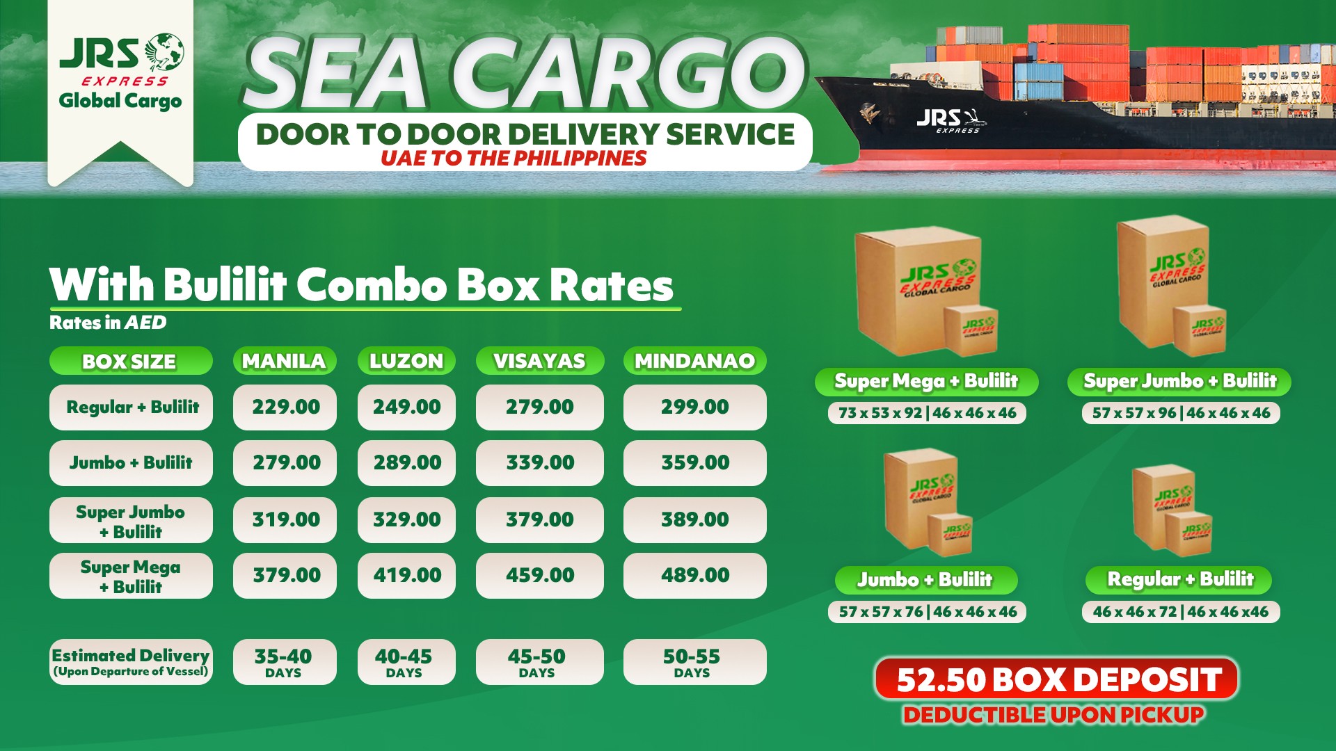 JRS Express | Kahit Kailan Maaasahan, Kahit Saan Makakarating